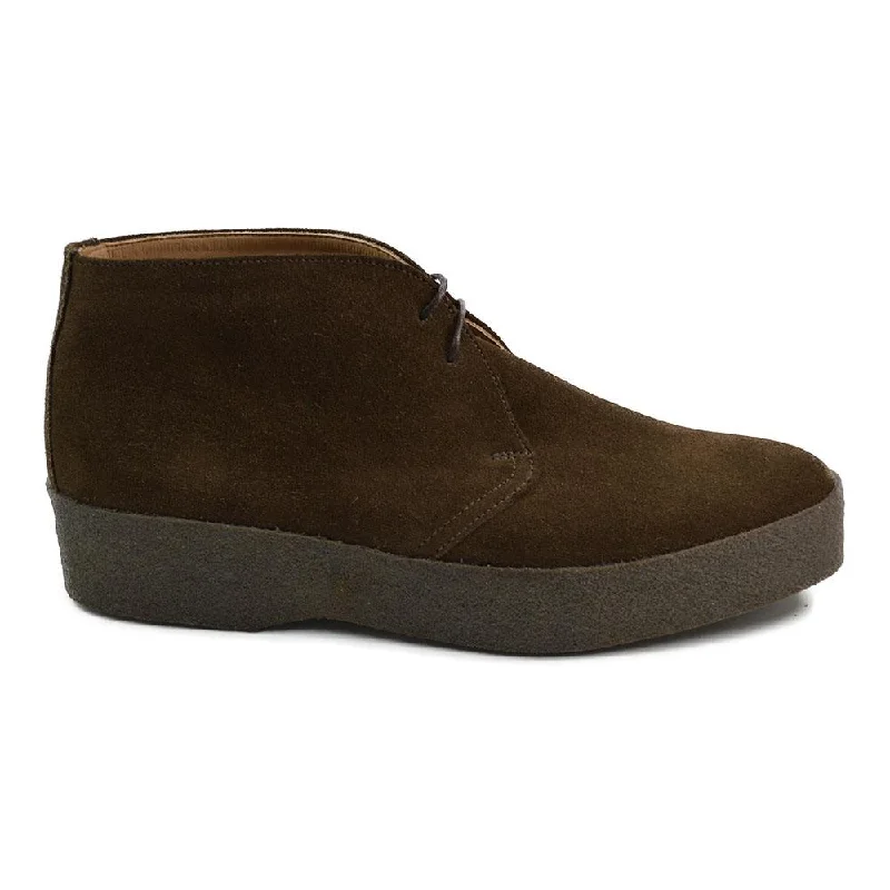 Sanders HI-TOP Chukka Boot - Chocolate Suede