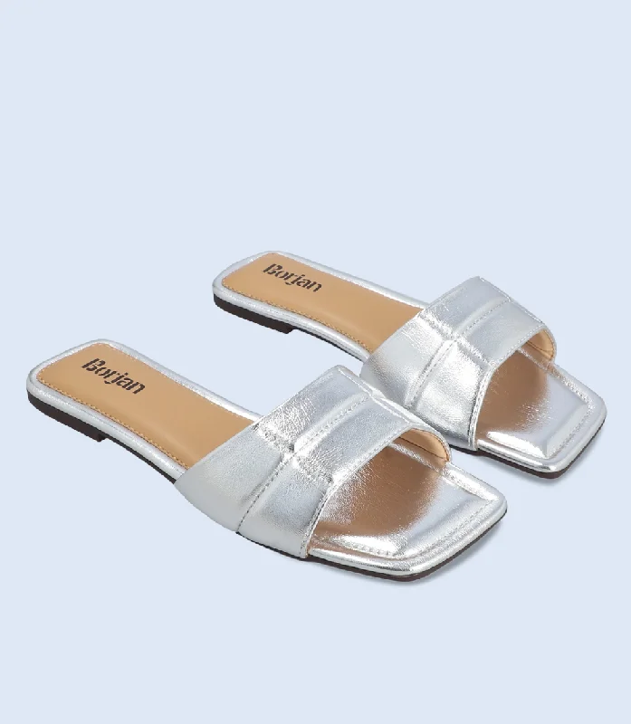 BW9325-SILVER-Women Slipper