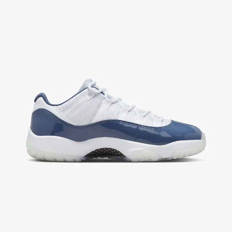 JORDAN | AIR JORDAN 11 RETRO LOW { WHITE/MIDNIGHT NAVY-DIFFUSED BLUE