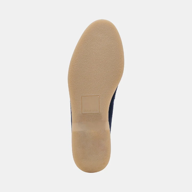 LONZO FLATS NAVY SUEDE