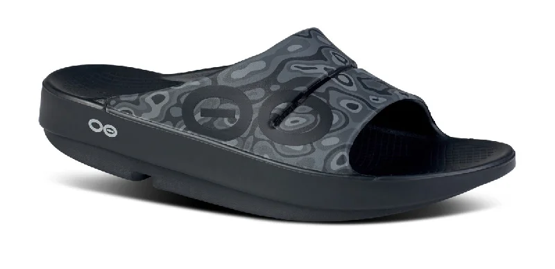 Men's OOahh Sport Slide Sandal - Black Water Camo