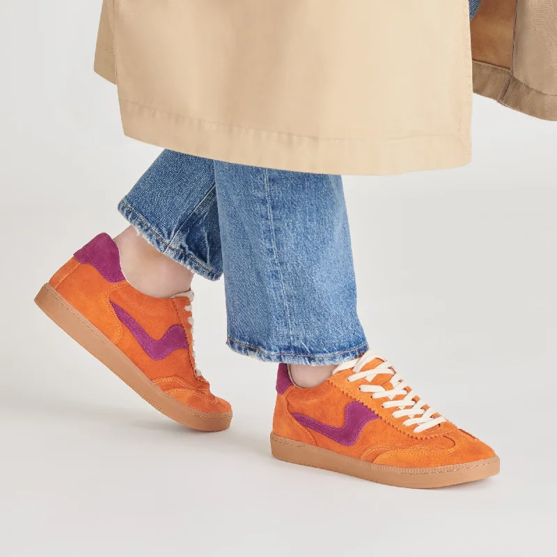 NOTICE SNEAKERS ORANGE MULTI SUEDE