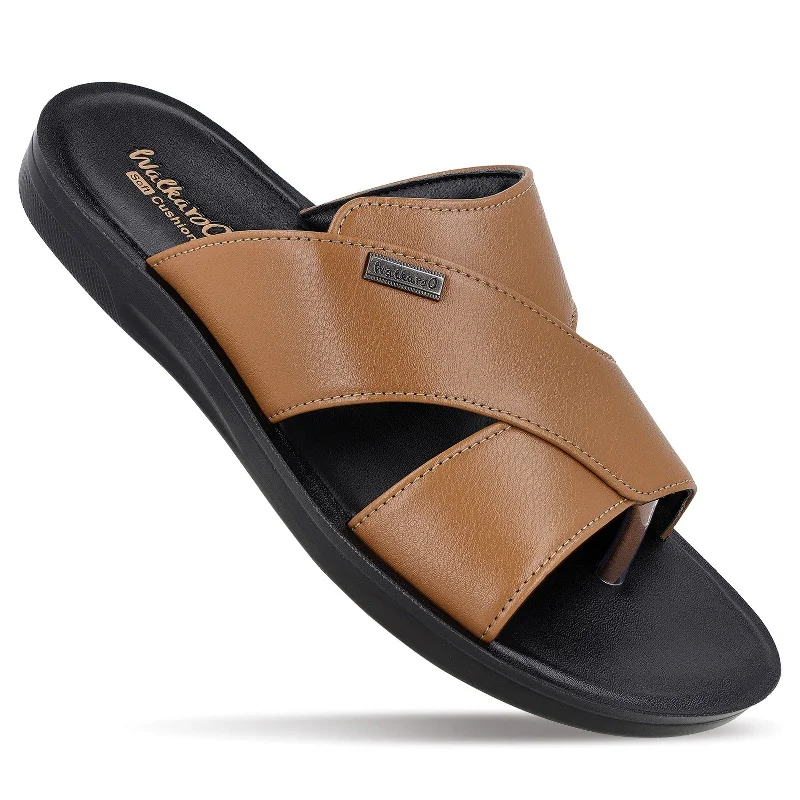 Walkaroo Men Sandals  - WE1325 Chiku