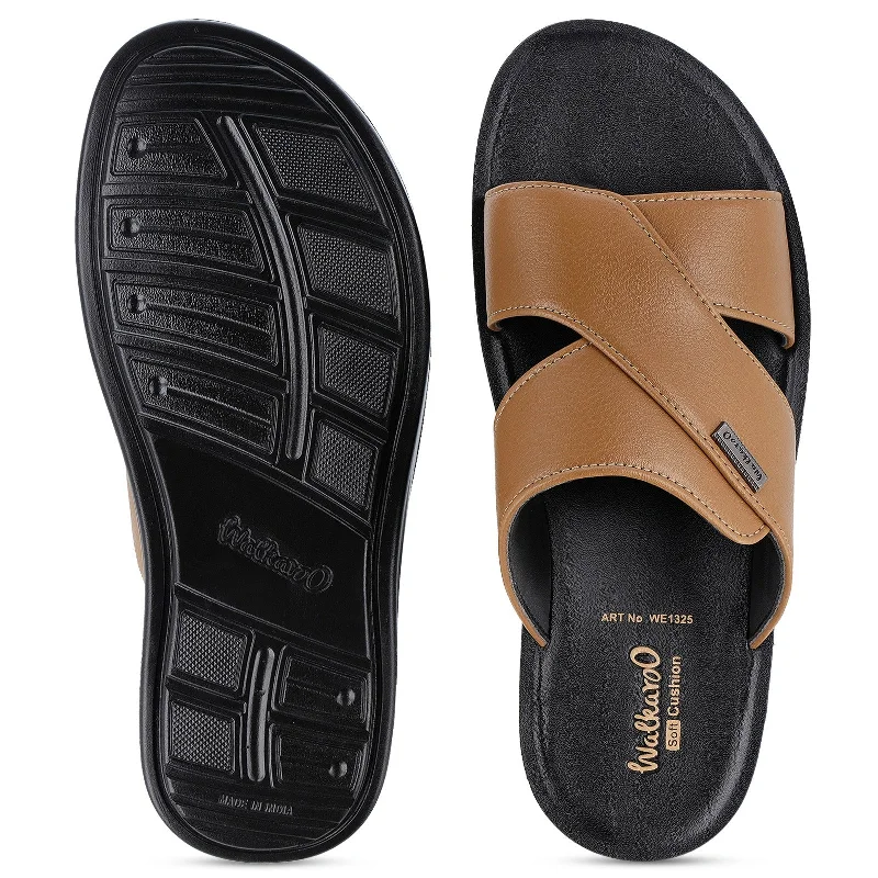 Walkaroo Men Sandals  - WE1325 Chiku