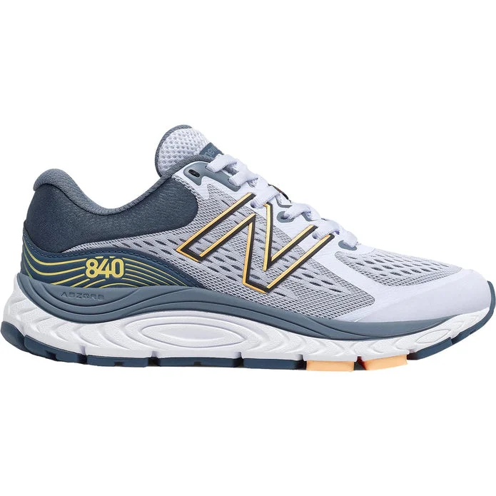 Women's New Balance Fresh Foam 840v5, Silent Grey/Light Mango, 6 B Medium