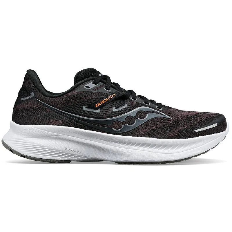 Women's Saucony Guide 16, Black/White, 10 B Medium