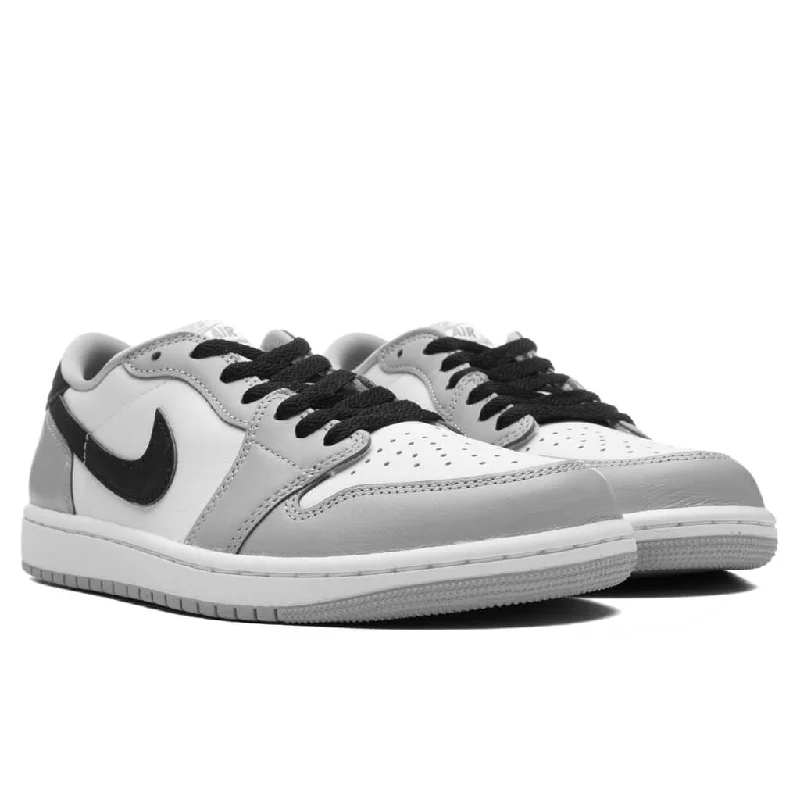 Air Jordan 1 Low OG 'Barons' - White/Black/Wolf Grey