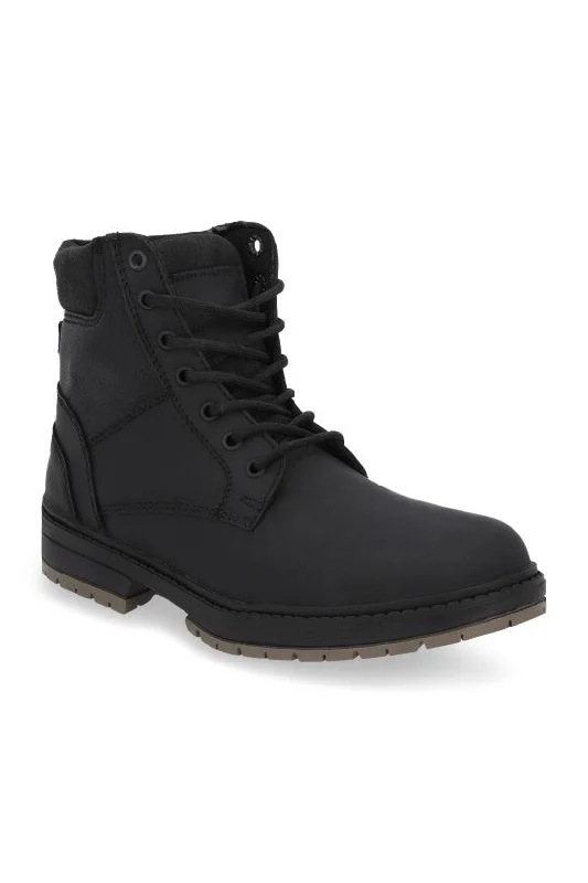 BOTA DE PISO NEGRO PIEL 56006