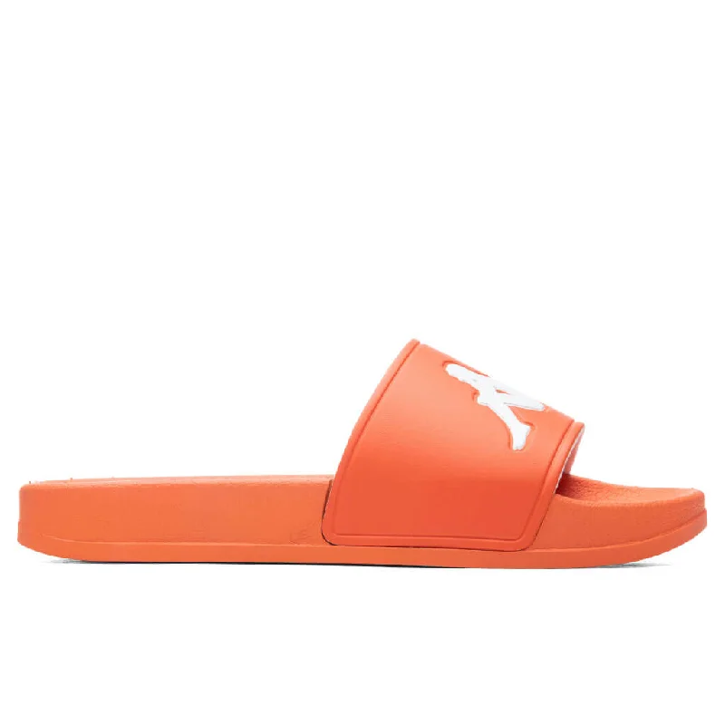 Authentic Adam 2 Slides - Orange Smutty/White