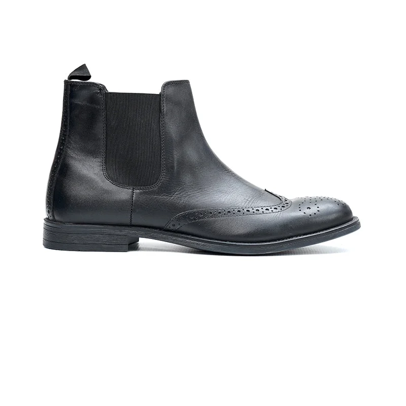 M-LF-0200097-Men Leather comfortable Boots