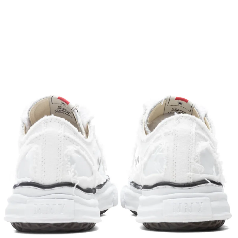 Peterson Low OG Sole Broken Canvas Sneaker - White