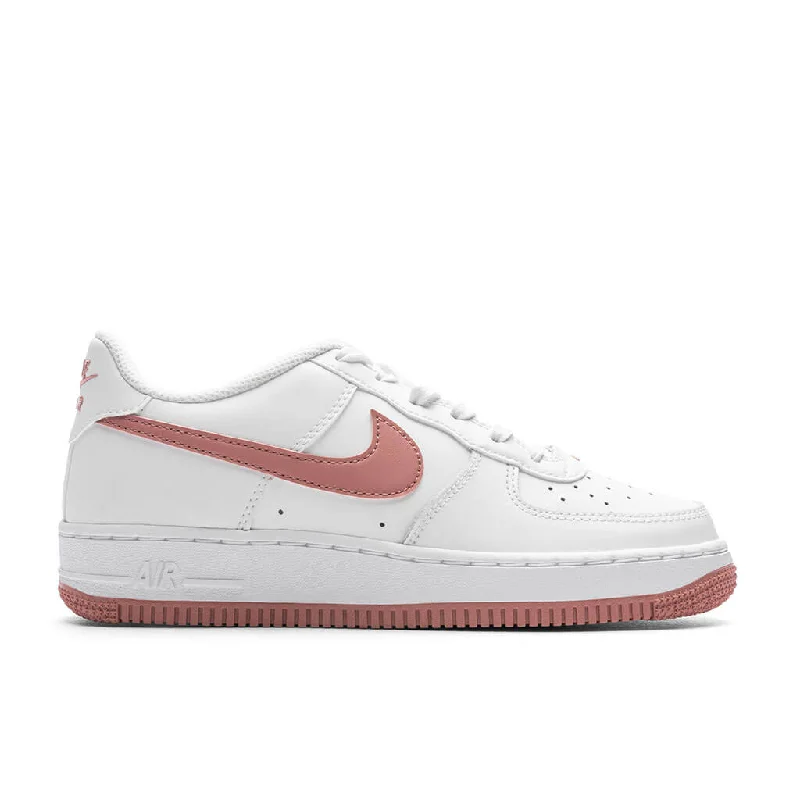 Air Force 1 (GS) - Summit White/Red Stardust/White