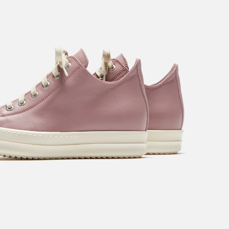 Rick Owens Low Top Sneakers – Pink / Milk