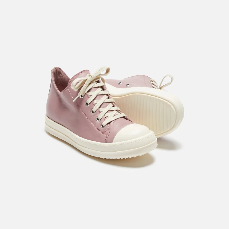 Rick Owens Low Top Sneakers – Pink / Milk